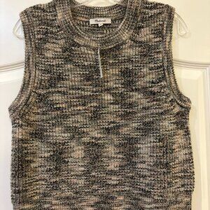 Madewell Space-Dyed Boulier Sweater Vest Size Small NWT
